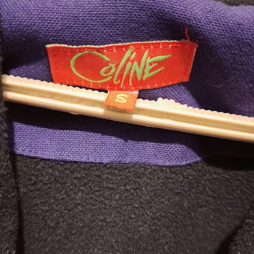Coline jacket like new with long hood purple size S