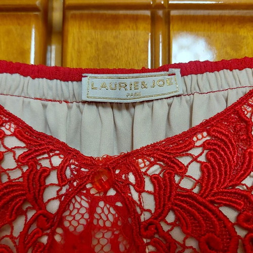 Laurie & Joe lace embroidered evening dress like new, size L