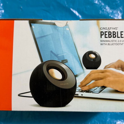 Creative Pebble V3 Computer Speakers 2.0 with Bluetooth 8W Power Black New