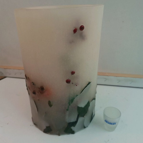 Wax tealight candle holder new, large