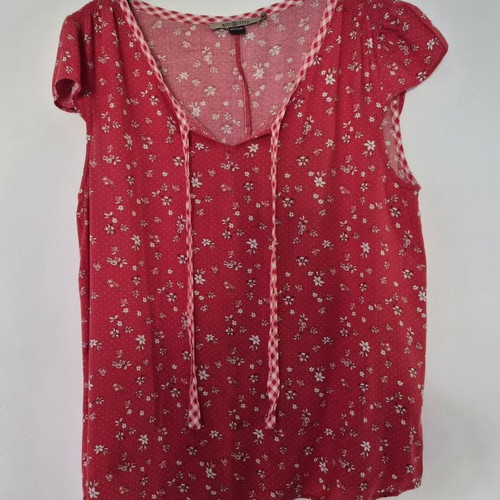 Attrattivo red airy blouse medium like new