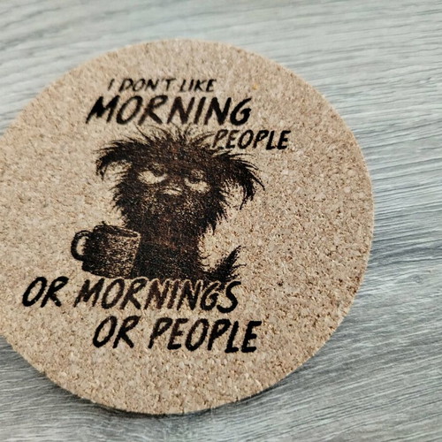 Set of 5 cork coasters with dog designs new