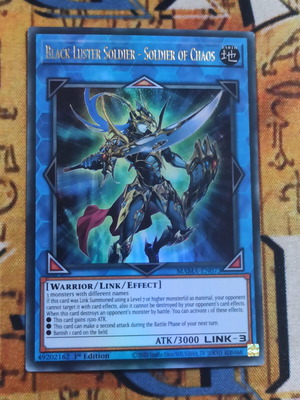 Black Luster Soldier - Soldier of Chaos κάρτα Yu-Gi-Oh! σαν καινούργιο