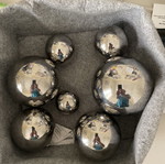 Tickit sensory balls like new with reflective mirror surface