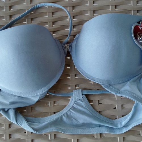 Bras size 80B new, white and grey, pack of 2