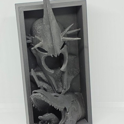 Witch-king of Angmar and Fell Beast 3D wall art like new