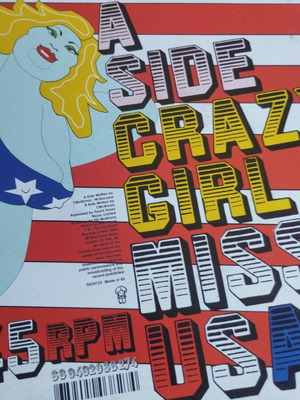 Miss USA Crazy Girl 7ιντσο single, αγγλική κυκλοφορία 2005, M-/Vg+