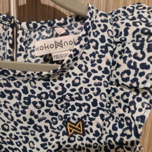 Φόρεμα Koko Noko κοντό με λεοπάρ σχέδιο, 6 ετών, σε άριστη κατάσταση