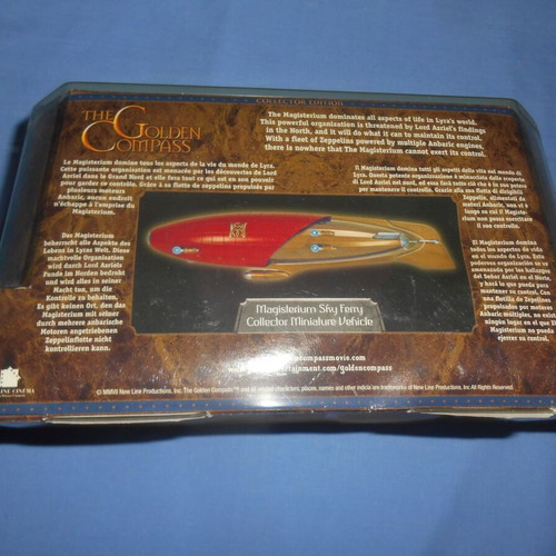 The Golden Compass Magisterium Sky Ferry new, sealed packaging
