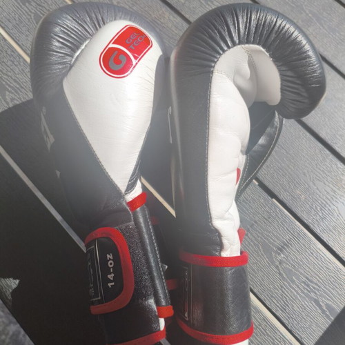 Force1 Evolution Gel Pro leather boxing gloves 14 oz like new
