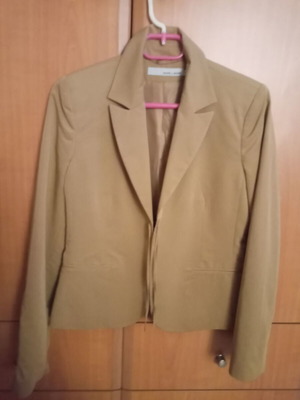 More blazer used beige mid-length