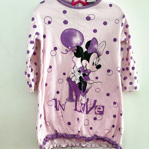 Disney nightgown used, long-sleeve, 100% cotton, for 3-year-old girl 98 cm