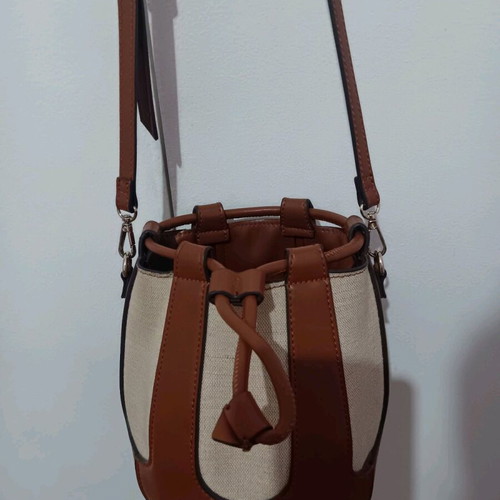 Zara shoulder bag new, beige and brown