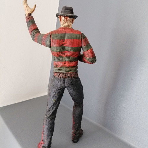 Freddy Krueger figure used, 1998, 17 cm