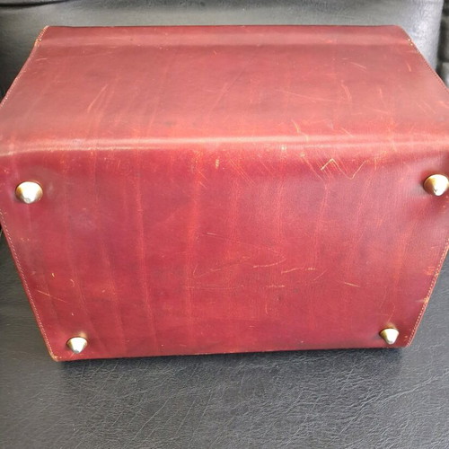 Vintage leather bag Sintini Roma medical or barber like new