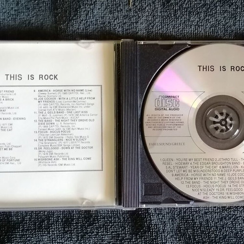 This Is Rock CD like new, rock collection