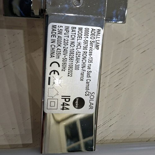 LED wall light 5.5W 4000K 435lm 220V like new