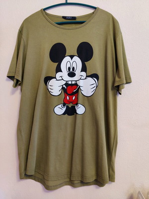 Μπλούζα Mickey γυναικεία χακί σαν καινούργια Surf