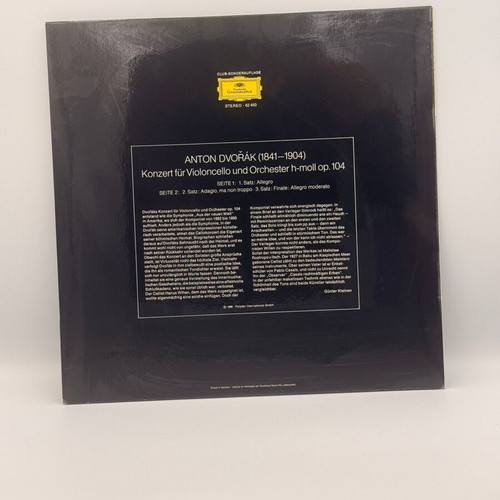 Anton Dvorak Konzert Für Violoncello Und Orchester H-Moll Op. 104 vinyl used