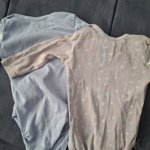Baby bodysuits used, 2-6 months, pack of 2, brand Sinsay