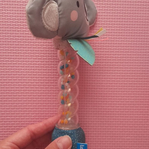 Taf Toys Koala Rainstick Rattle sensory baby toy like new