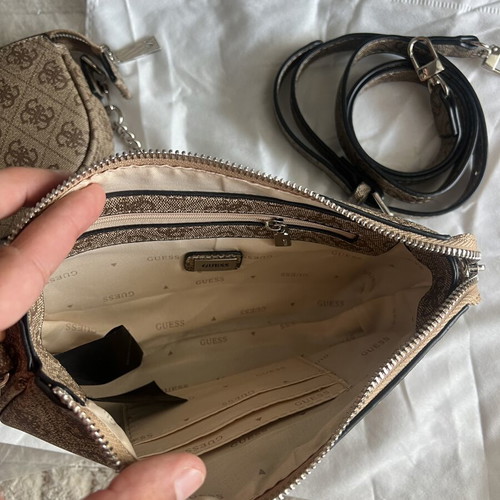 Guess bags set of 2 new, beige and brown shoulder bags