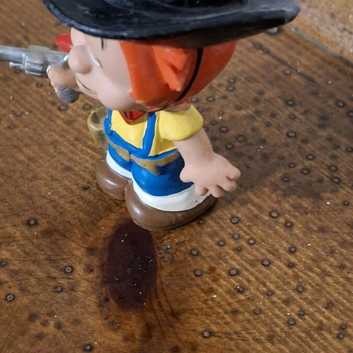 Boule & Bill figure set used, vintage 1985, 2 pieces