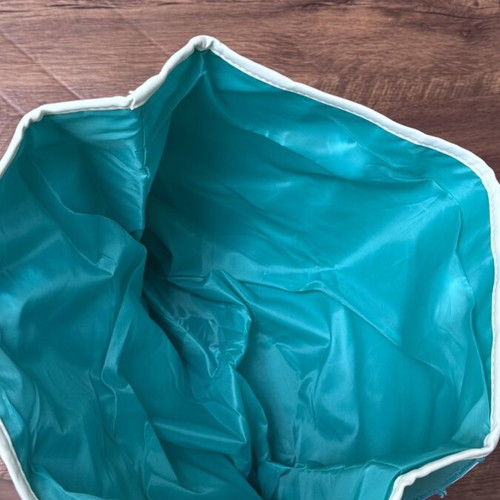 Moroccanoil Beach Bag shoulder type, new, striped with rope handles