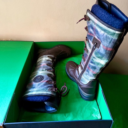 Tommy Hilfiger women's boots size 37 brown navy like new