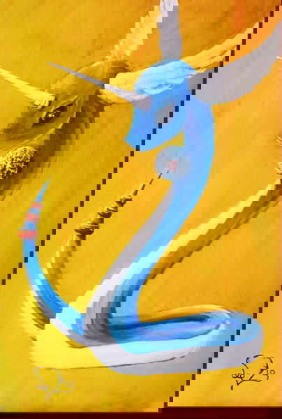 Dragonair, принт 50*70, масло върху платно