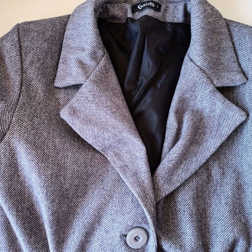 Garantie women's herringbone lined coat with pockets