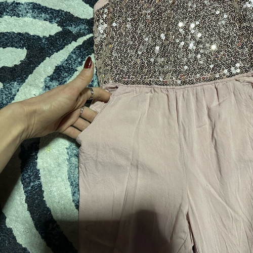 Girls' pink H&M jumpsuit like new
