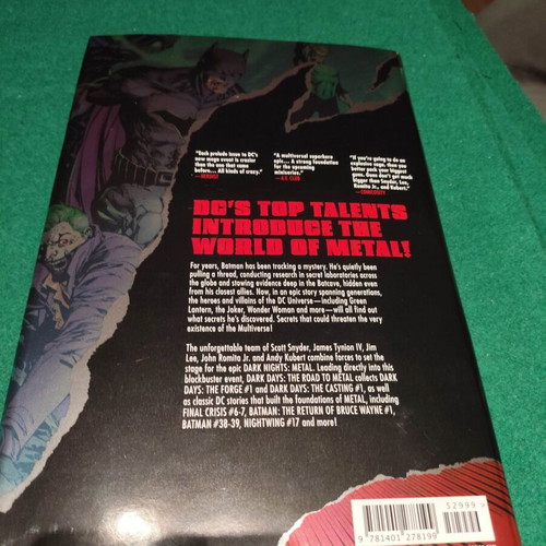 Dark Days The Road To Metal Hardcover like new