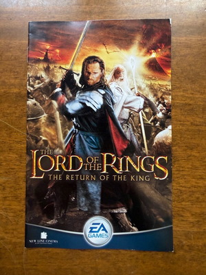 Manual The Lord of the Rings The Return of the King για PS2 μεταχειρισμένο