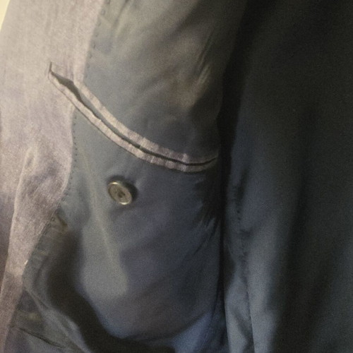Zara men's linen jacket like new, size 44, blue