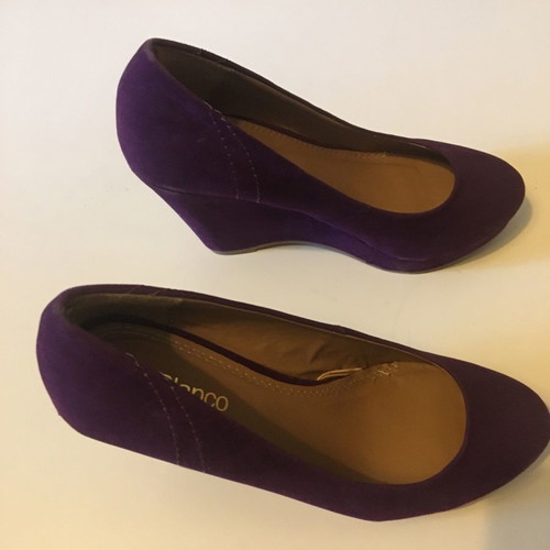 Purple pumps like new, size 37