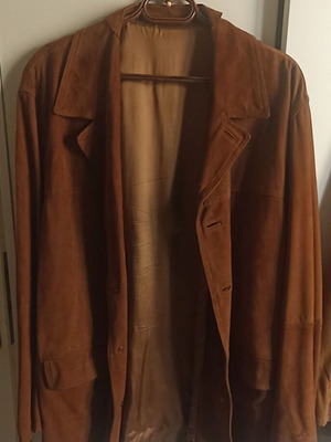 Vera Pelle Italy leather jacket men's brown like new XL