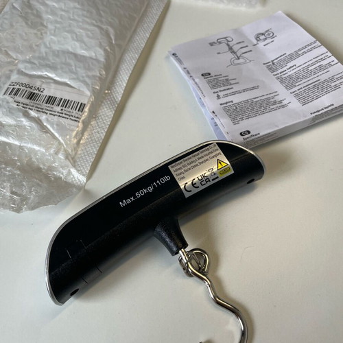 Luggage scale new, weighs up to 50 kg, lithium battery
