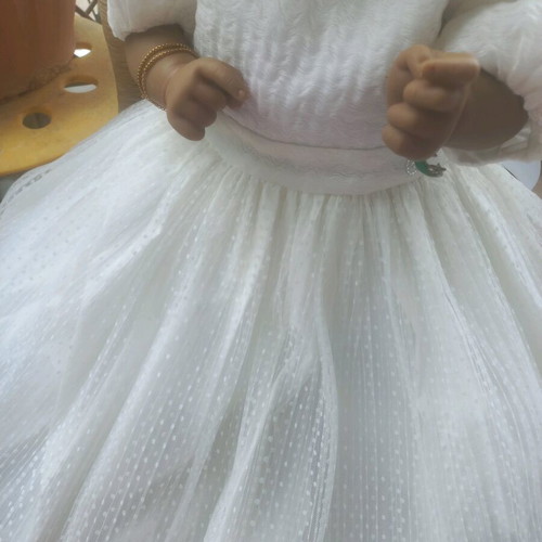 Angel Wings Baptism Dress 18 M with Tulle and Hat new