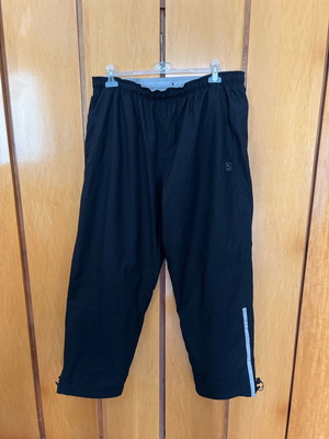 Pants new XXL 44 16 black and gray with zippers and drawstring