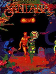 Santana Amigos vinyl record used, rock