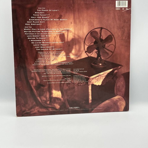 Celine Dion The Colour Of My Love vinyl record used