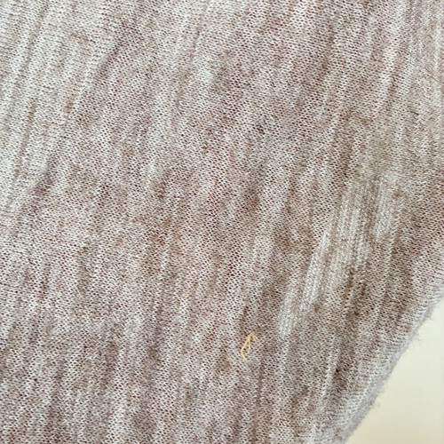 Zara Beige Knit Wrap Mini Dress wool blend XS used