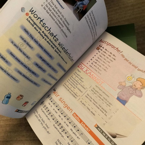 German Book Wir 1 Lehrbuch Grundkurs Deutsch for Young Learners