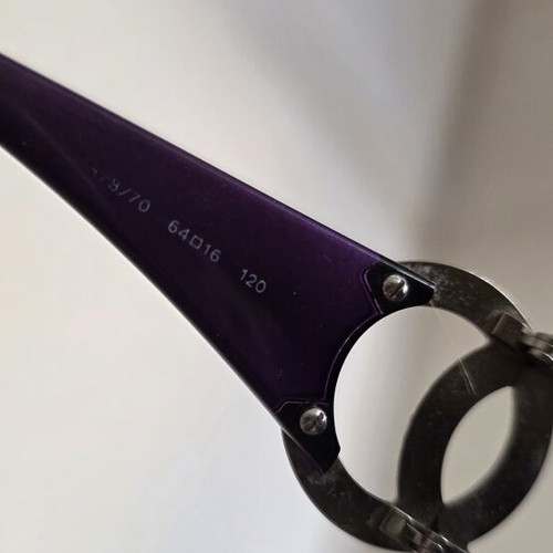 Chanel vintage sunglasses used, purple