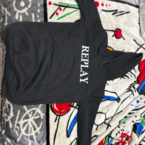 Replay sweatshirt black like new, size M