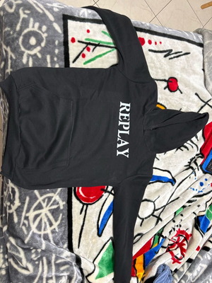 Replay sweatshirt black like new, size M
