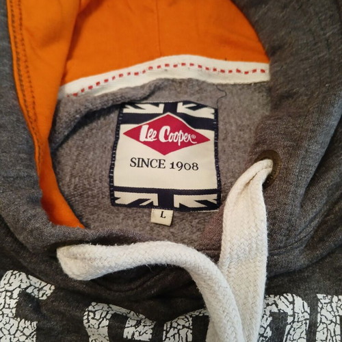 Lee Cooper Hoodie Grey Size L Like New
