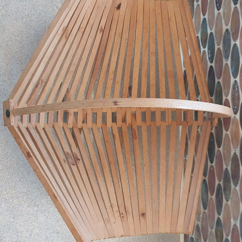 Wooden fruit basket like new (open 33cm)