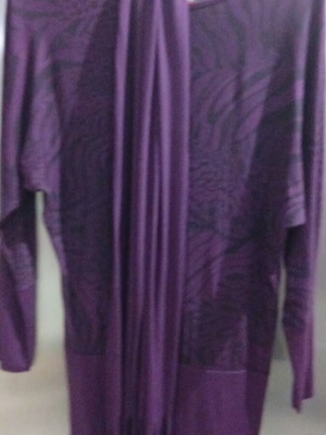 Dress like new, cotton, size S-M, purple